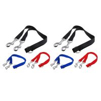 2X Duplex Double Dog Coupler Twin Lead 2 Way Two Pet Dogs Walking Leash Safety See Original Listing