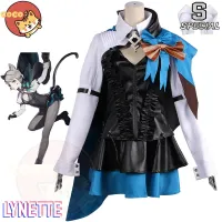 Game Genshin Impact Lynette Cosplay Costume Game Cos Genshin Impact Cosplay Fontaine Lynette Costume And Cosplay Wig Cocos-S