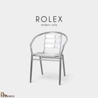 AS Furniture / ROLEX (โรเล็กซ์) เก้าอี้สนาม โครงขาและเบาะอลูมิเนียม