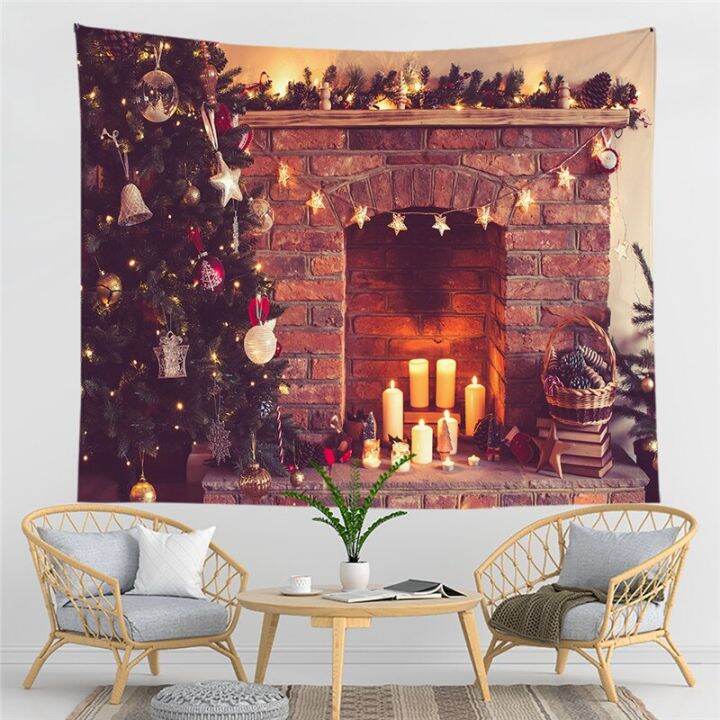 christmas-tapestry-christmas-fireplace-wall-hanging-hippie-wall-hanging-christmas-stocking-wall-tapestries-wall-art-decor