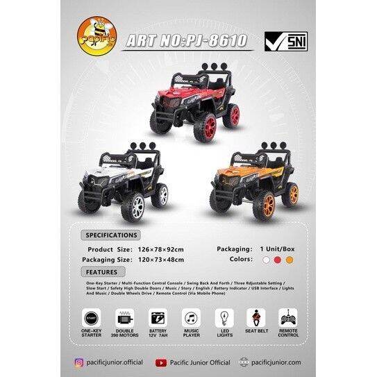 MOBIL AKI MAINAN ANAK JEEP PACIFIC PJ8610 Lazada Indonesia