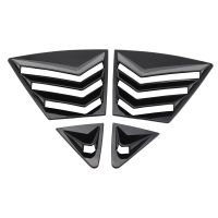 Quarter Louver Cover Vents Rear Side Window Car Styling for Corolla/Ralink 2020 Generation Black Quarter Louver