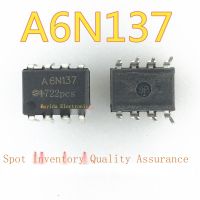 10Pcs ใหม่6N137 A6N137 DIP-8 In-Line Optocoupler Isolator Logic เอาต์พุตนำเข้าชิป