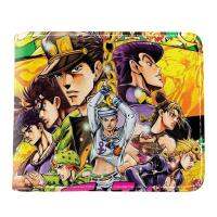 【CC】 New Arrival JoJos Bizarre Adventure Wallet Leather Bi-Fold With Coin Card Holder