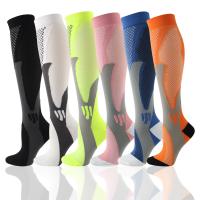 ㍿ Running Compression Socks Stockings 20-30 mmhg Men Women Sports Socks for Marathon Cycling Football Varicose Veins