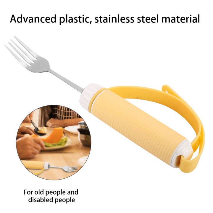 Dining Eating Aids Utensil for Disabled Stroke Hemiplegia Patient Elder