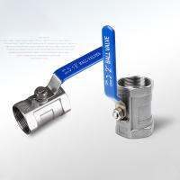 SS304 Manual Internal Thread High-Temperature Resistant Water Pipe Valve Switch Ball Valve