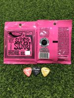 สายกีต้าร์ Ernie Ball Super Slinky เบอร์ 9 แถมปิก2ตัว