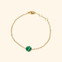 Shependence สร้อยข้อมือมาลาไคท์ (Genuine Malachite Bracelet)