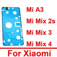 สติกเกอร์กาวฝาหลังแบตเตอรี่สําหรับ Xiaomi Mi Mix 2s Mix 3 Mix 4 Mi A3 Back Housing Door Glue Tape Replacement Parts