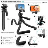 Vamson ขาตั้งกล้องขาเดียวอะลูมิเนียมยืดได้สำหรับ Gopro 11 10 9 8 7 6ขายึดกล้องโกโปรฮีโร่11สำหรับ Insta360