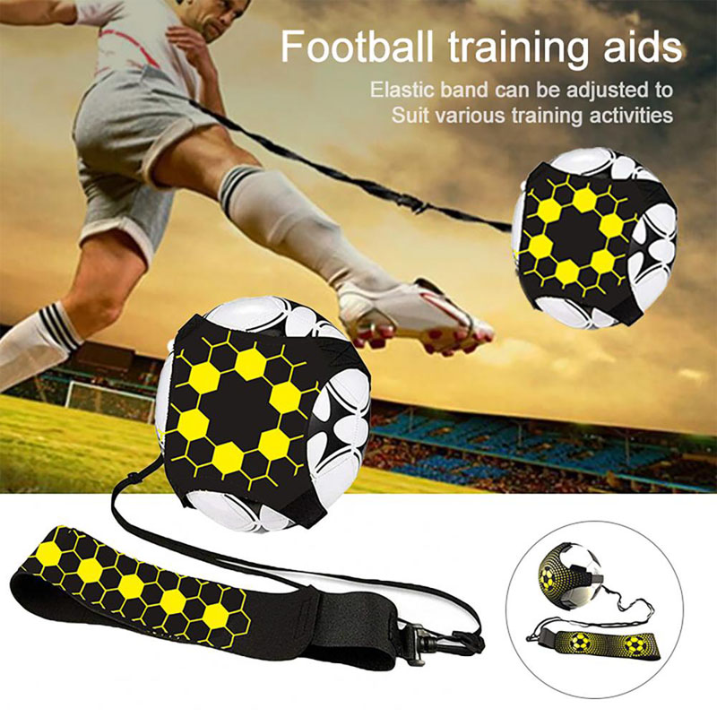 Soccer Solo Skill Practice Training Aid for Kids Youth Adult Universal Fits Size 3 5 Soccer Kick Trainer Hands Free Solo Soccer Training Belt Training Aid Chanmeen Football Training Aids 4 