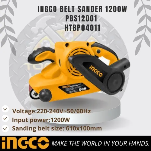 INGCO Belt Sander 1200W PBS12001 Lazada PH