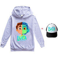 [ในสต็อก] Luca เด็กวัยหัดเดินเสื้อผ้าเด็ก Lesure Hoody ผ้าฝ้าย + โพลีเอสเตอร์เสื้อกันหนาวหมวกสำหรับวัยรุ่นเด็กสาวฤดูใบไม้ผลิและฤดูใบไม้ร่วงการ์ตูนแขนยาว