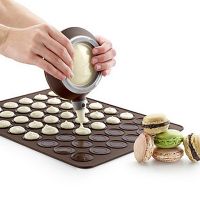 Silicone Macaron Pad Macaroon Pastry Oven Bakeware Mould Sheet Mat 30-Cavity DIY Mold Bakeware Mat Useful Tools