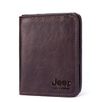 ZZOOI Vintage Men Leather Wallet Brand Luxury Short Slim Male Purses Money Clip Credit Card Dollar Price Portomonee Carteria