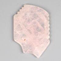 ❃♣☇ Rose Quartz Sawtooth Face Care Gua Sha Tool Natural Crystal Stone Mineral Skin Massager Health Massage Scraper Beauty Products