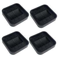 ✆ 4Pcs Bed Stoppers Furniture Cups Floor Protector Furniture Caster Cups for Chair Sofa