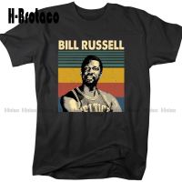 Bill Russell Memories Retro 1 Men T-Shirt S-3Xl Cotton T Shirts For Men Custom Aldult Teen Unisex Digital Printing Tee Shirts