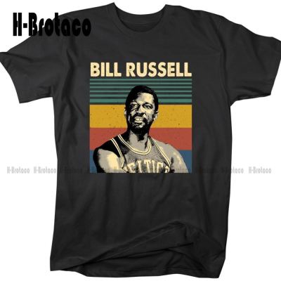 Bill Russell Memories Retro 1 Men T-Shirt S-3Xl Cotton T&nbsp;Shirts For Men Custom Aldult Teen Unisex Digital Printing Tee Shirts