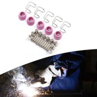 30pcs Electrode Tip Nozzle Kit Consumable Professional Plasma Cutting Accessories Guide Ring Shielding Cup for CUT60 LGK60 P-60