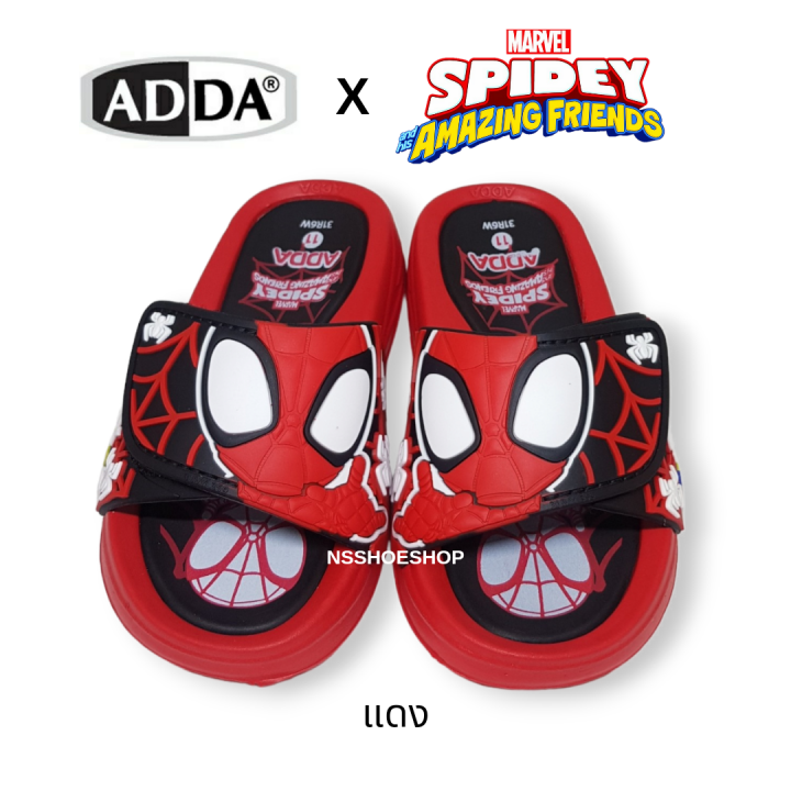adda-31r6w-สไปเดอร์แมน-spider-man-รองเท้าแตะเด็กแบบสวม