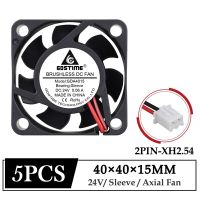 5Pcs 40mm Fan DC 24V 40x40x15mm Axial Brushless Humidifier Radiator 4015 Computer Case Cooling Fan 2PIN 3D Printer Cooler Fan Cooling Fans