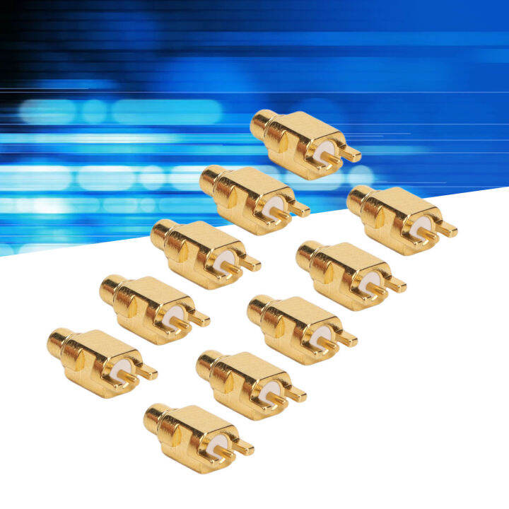 PCB Connector, MMCX Connector 10Pcs Wide Frequency Band RF Circuits
