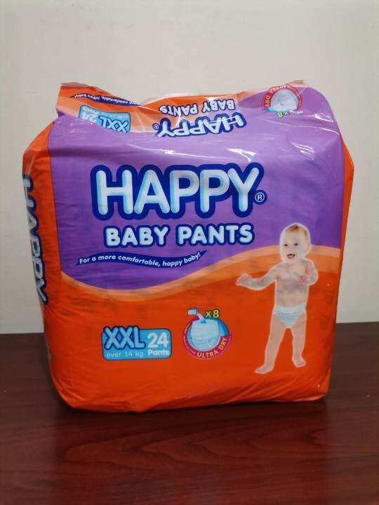Happy Baby Pants Diaper XXL (24pcs) Lazada PH