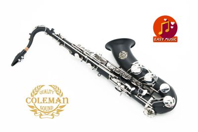แซกโซโฟน Saxophone Tenor Coleman CL-334T Matt black Nickel keys