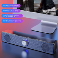 Portable USB Surround Soundbar Bluetooth-compatible Wired Computer Speakers Stereo Subwoofer Sound Bar For Laptop PC Theater