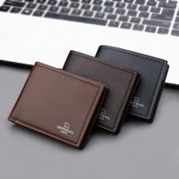 【CC】 Hot Selling New Men’s Short Leather Wallet Coin Purse Man Card Holder Horizontal Trend Users