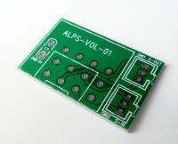 1pc Double Sided PCB for ALPS RK27 RK16 Potentiometer 3pin / 4pin Stereo Tinned