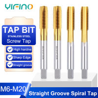 【2023】Straight Groove Spiral Tap Stainless Steel Tapping Drill Bit For Fine Thread Machine M10 M12 M14 M16 M8 M22 M24