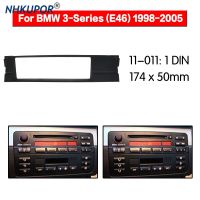 แผงหน้าปัดวิทยุติดรถยนต์รถยนต์1 Din สำหรับ Bmw 3 Series E46 1998-2005แผงสเตอริโอแต่งแผงหน้าปัดชุดกรอบทะเบียนรอบทิศทาง