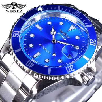 Mechanical watch hot sale with date