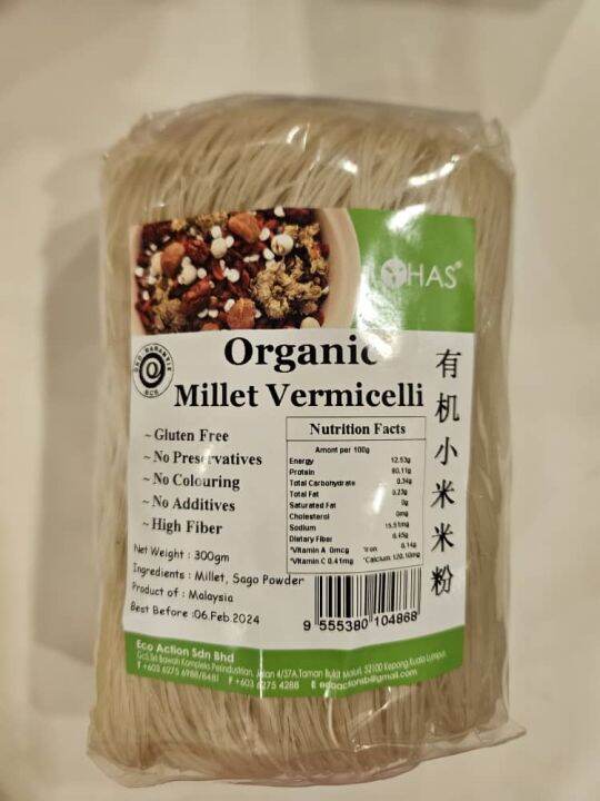 Organic Millet Vermicelli (300g) Lazada
