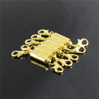 ROSE 5PCs6Pcs Silver Gold Accessories DIY New Extender Magnetic Clasps Necklace clasp celet clasp Magnet clasp