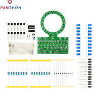 PANTHON บอร์ดฝึกบัดกรีไฟกระพริบ LED CD4017ของตกแต่งงานปาร์ตี้น้ำไหลสำหรับการปฏิบัติใน SMT เชื่อมเหล็ก SMD