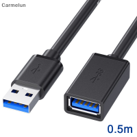 Carmelun สายดาต้า USB สายพ่วง3 0สำหรับทีวีแล็ปท็อป USB 3.0ตัวผู้เป็นที่ตัดแบบคู่เครื่องพิมพ์กล้องปลั๊กต่อสายไฟฟ้า