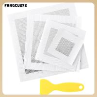 FANGCU272พลาสเตอร์ติดเพดานจอ8ชิ้นแผ่นติดตาข่ายติดด้วยตนเองทำจากอลูมิเนียมแผ่นติดสติ๊กเกอร์ติดผนัง