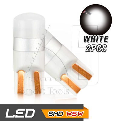 65Infinite (แพ๊คคู่ LED T10 W5W หลอด 3030 สีขาว) 2x LED T10 W5W หลอด 3030 ไฟหรี่ ไฟโดม ไฟอ่านหนังสือ ไฟห้องโดยสาร ไฟหัวเก๋ง ไฟส่องป้ายทะเบียน ไฟส่องเท้า กระจายแสง 360องศา CANBUS สี ขาว White