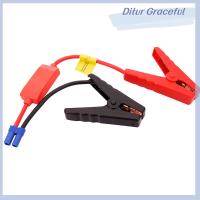 Ditur คลิปแบตเตอรี่เสริมตัวหนีบสายเคเบิ้ลจัมเปอร์ฉุกเฉินรถ12V อเนกประสงค์