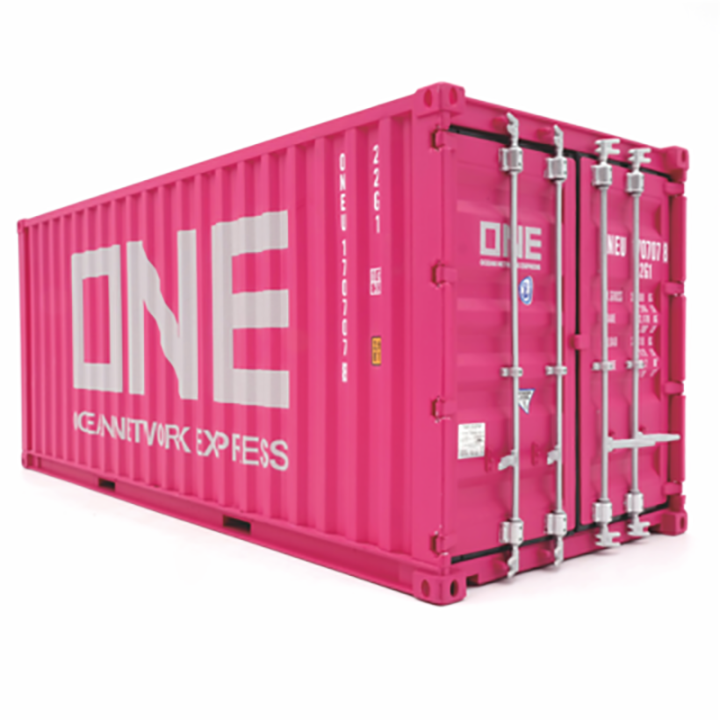 Diecast Truck Model 1/20 Scale Container Box Model Toy DieCast