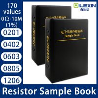 Resistor Kit Smd Book 0805 Chip Resistor Assortment Kit 0201 0402 0603 1206 1 FR-07 SMT 170 Values 0R-10M Smd Sample Book