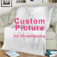 Custom Blanket Birthday Souvenir Gifts Customized Blankets Personalized with Words Picture Collage Throw Blanket