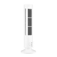 Tower Fan Adjustable USB Cooling Fan Standing Bladeless Floor Air Cooler for Home Office BlackWhite