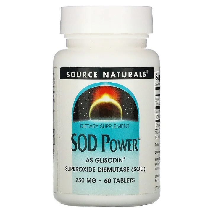 Superoxide Dismutase, SOD Power, 250 Mg, 60 Tablets | Lazada PH