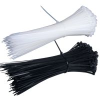 Self-locking nylon cable tie white cable tie strong wire fixing buckle black plastic cable tie cable ties cable organizer