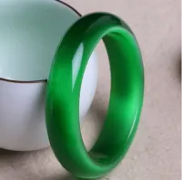 [HCM]Vòng tay mắt mèo đá nguyên khối xanh lá ( đủ size đủ màu khách được tư vấn kĩ